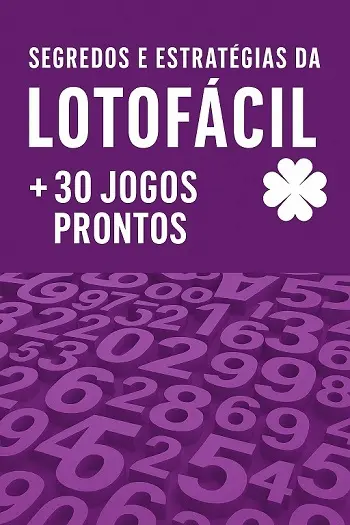 Lotofácil 30 Jogos Prontos